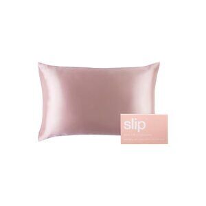Slip Pure Silk Pillowcase – Pink | Queen Size, Zippered, Skin + Hair Care | NIB